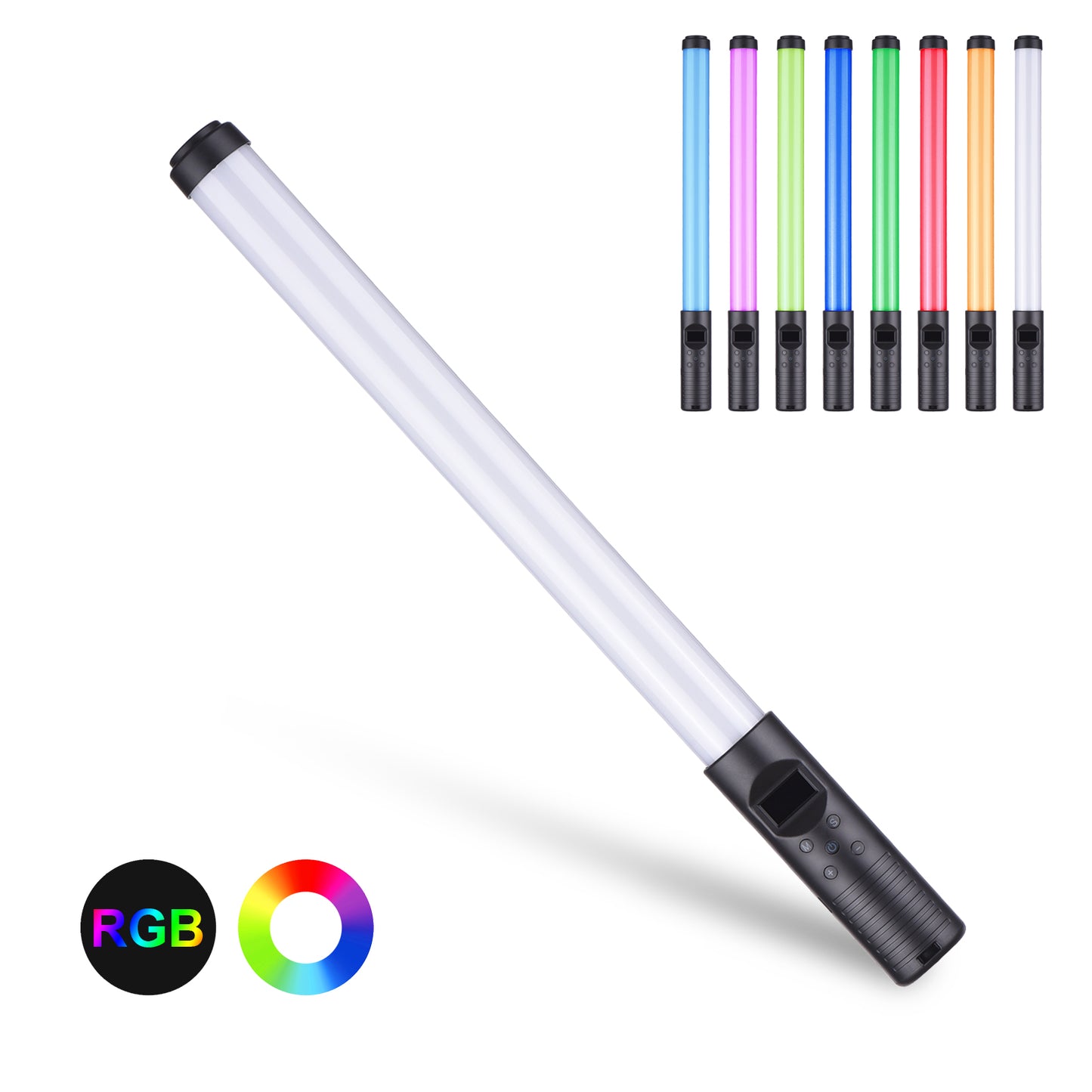 Dual Color Temperature Full-color Handheld  Stick LED Photography Light-filling Stick