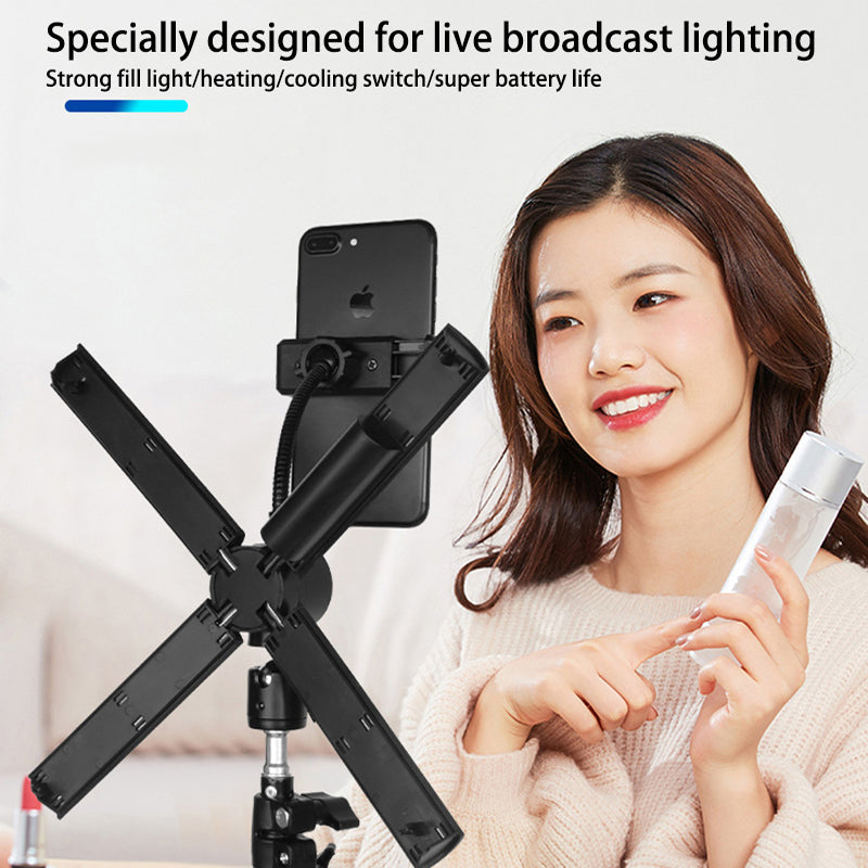 New Fill Light Folding Wireless 12-inch Portable Foldable Fill Light For Tiktok Youtube Photography Video